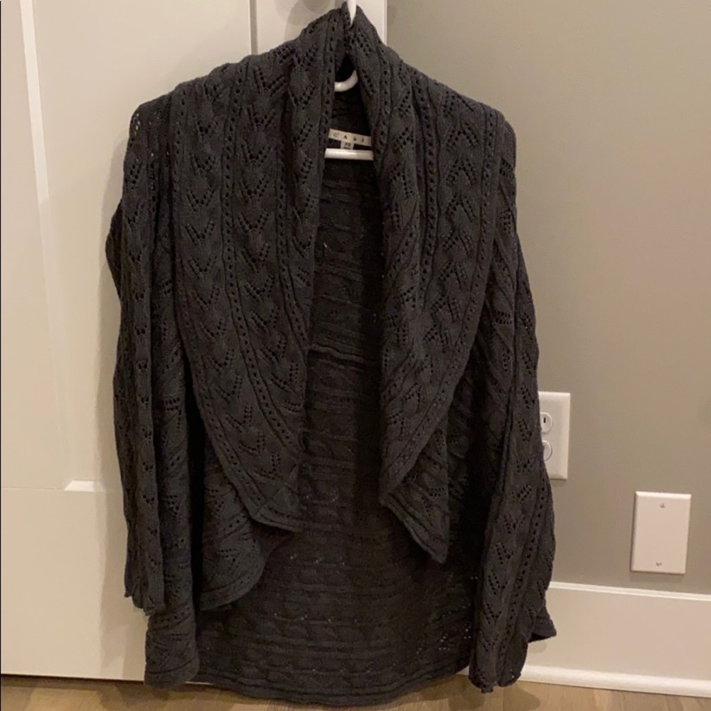 Cabi cardigan sweater- gray